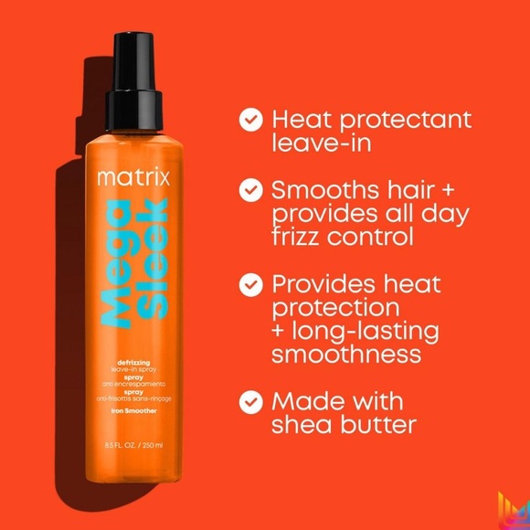 NWT Matrix Mega Sleek Iron Smoother Defrizzing
Leave-In Conditioner Spray 8.5 oz - Picture 4 of 5